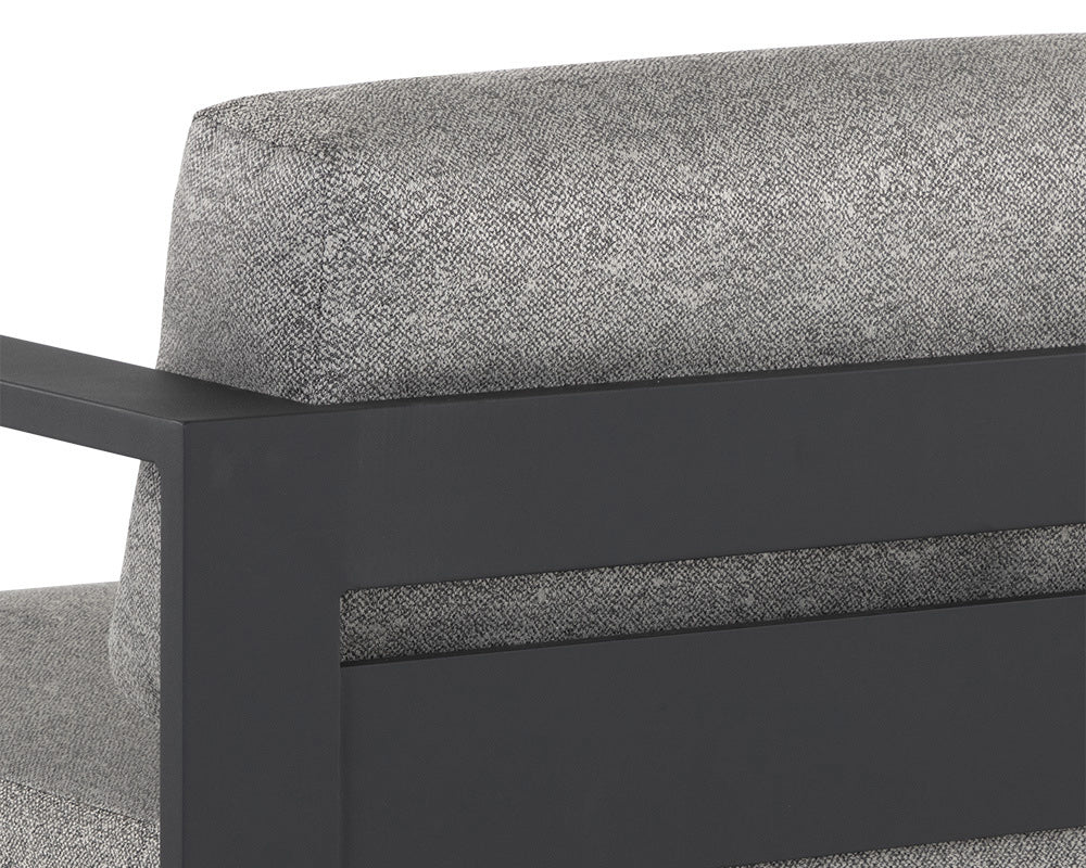Sunpan - Tavira Armchair - Charcoal - Lanikai Salt And Pepper - 109655 view 8