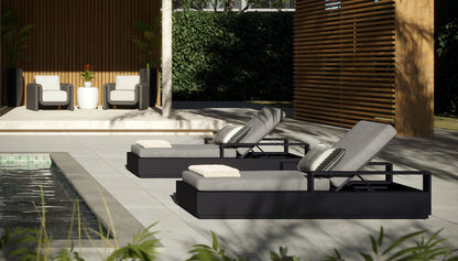 Sunpan - Tavira Lounger - Lanikai Salt And Pepper - 111600 view 6