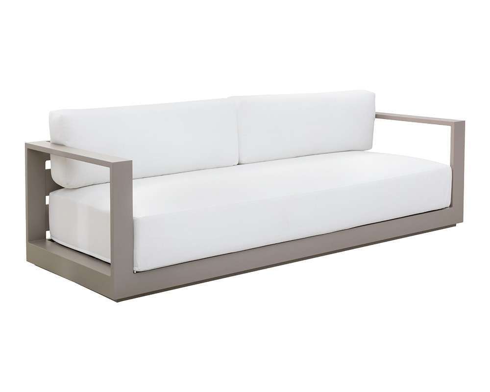 Sunpan - Tavira Sofa - Greige - Stinson White - 110479 veiw 1