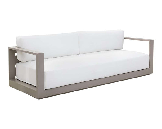 Sunpan - Tavira Sofa - Greige - Stinson White - 110479 veiw 1