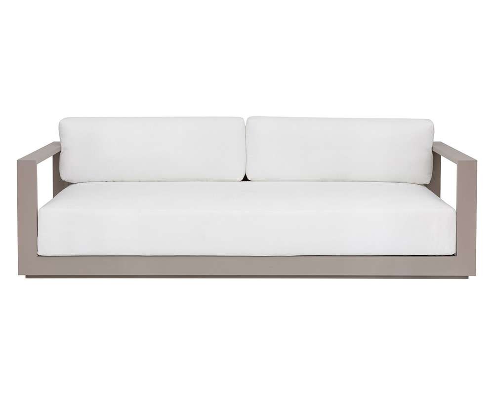 Sunpan - Tavira Sofa - Greige - Stinson White - 110479 veiw 2