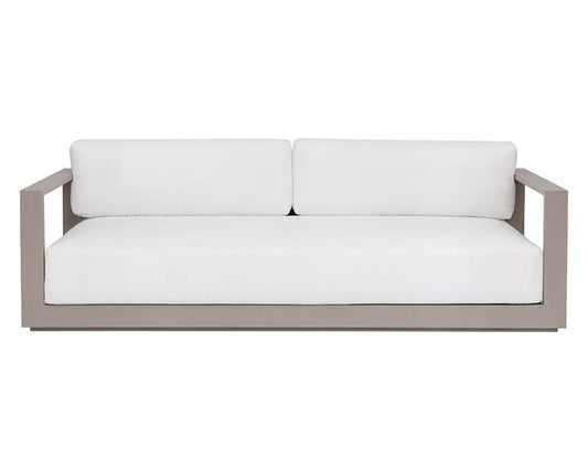 Sunpan - Tavira Sofa - Greige - Stinson White - 110479 veiw 2