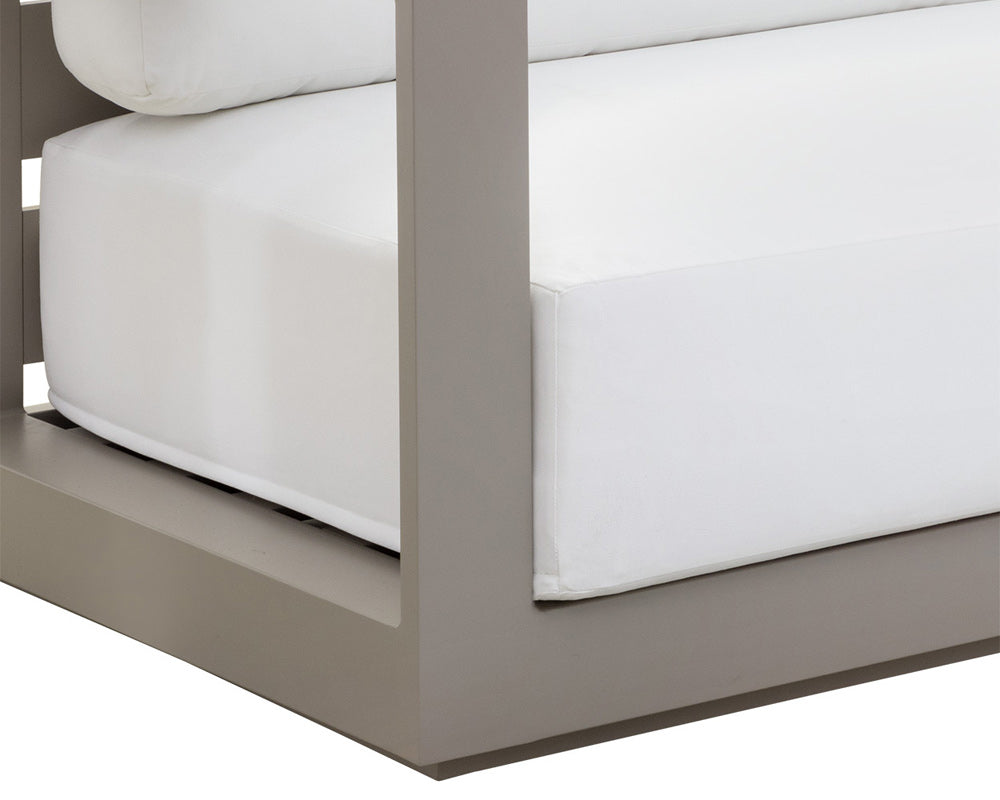 Sunpan - Tavira Sofa - Greige - Stinson White - 110479 view 4