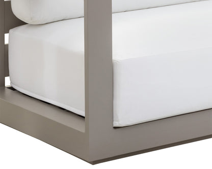 Sunpan - Tavira Sofa - Greige - Stinson White - 110479 view 4
