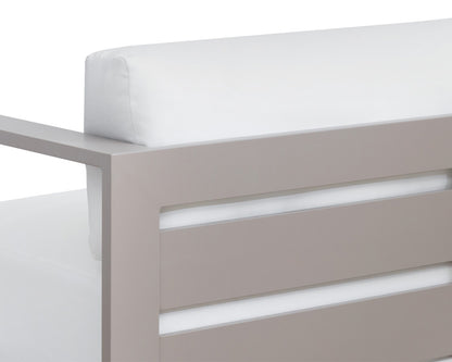 Sunpan - Tavira Sofa - Greige - Stinson White - 110479 view 6