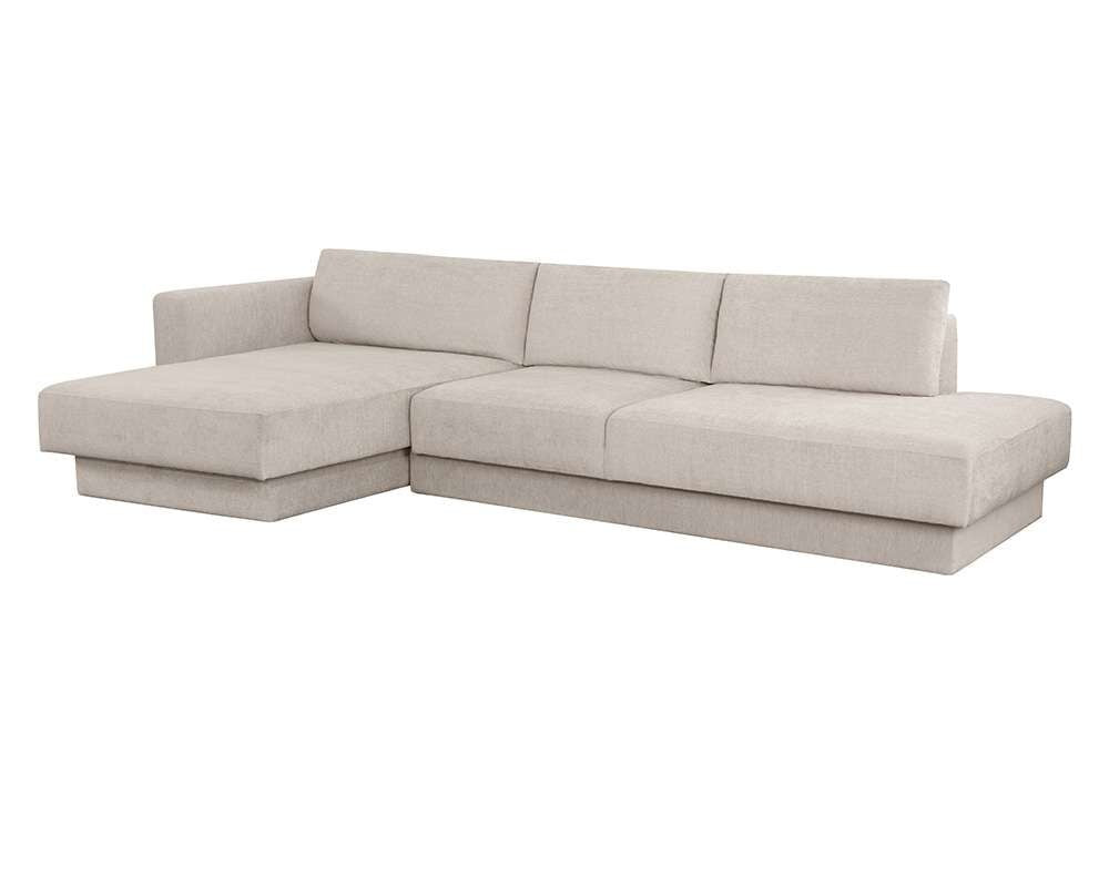 Sunpan - Tecoma Sofa Chaise - Laf - Danny Cream - 107799 veiw 3