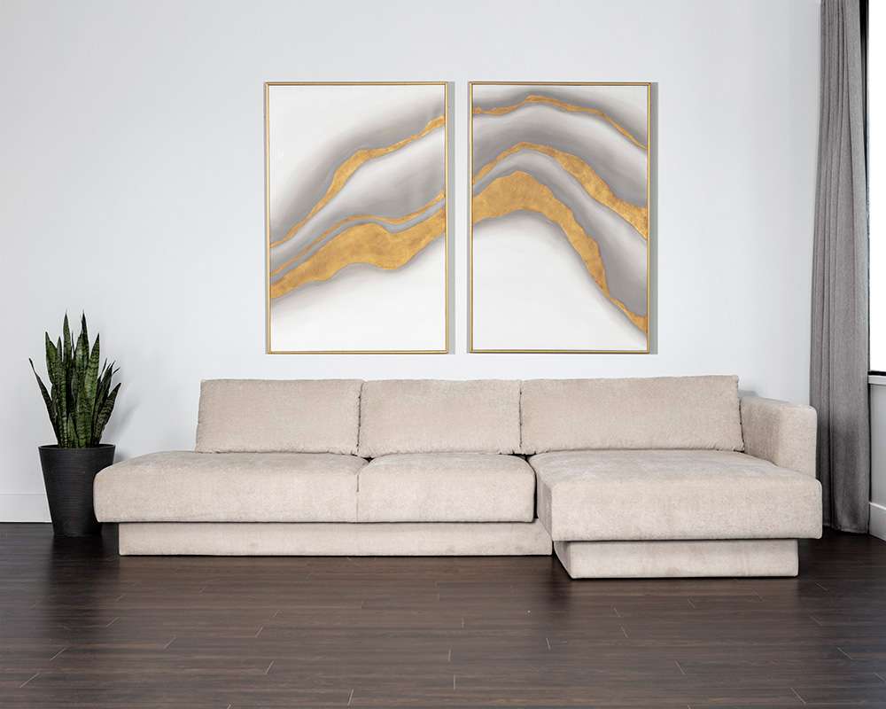 Sunpan - Tecoma Sofa Chaise - Raf - Danny Cream - 106171 veiw 3