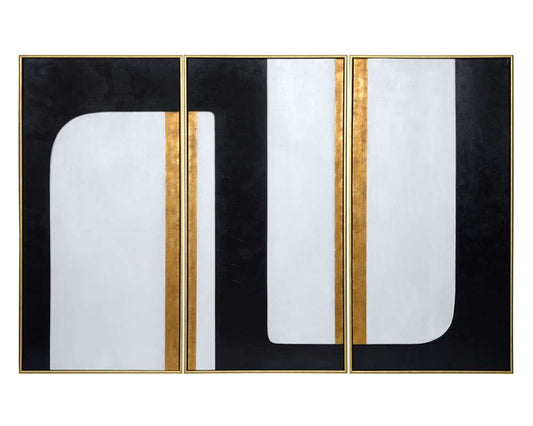 Sunpan - The Path (Set Of 3) - 30in X 60in - Gold Floater Frame - A0180 veiw 1