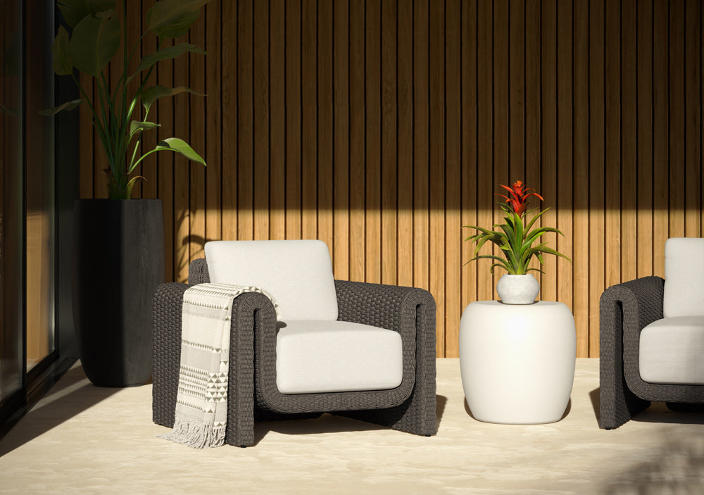Sunpan - Tibi Lounge Chair - Grey - Louis Cream - 111680 view 5