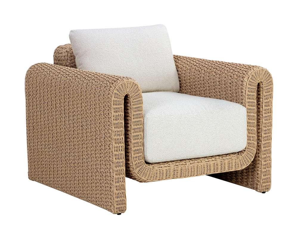 Sunpan - Tibi Lounge Chair - Natural - Louis Cream - 111679 veiw 1