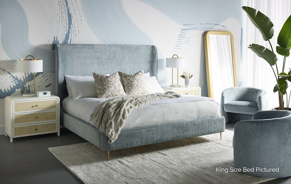 Sunpan - Tierra Bed King - Bergen French Blue - 109787 view 4