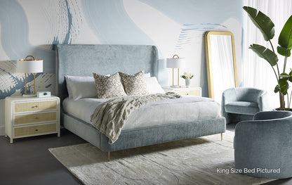 Sunpan - Tierra Bed King - Bergen French Blue - 109787 view 4