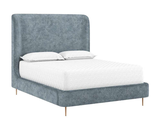 Sunpan - Tierra Bed Queen - Bergen French Blue - 110345 veiw 1