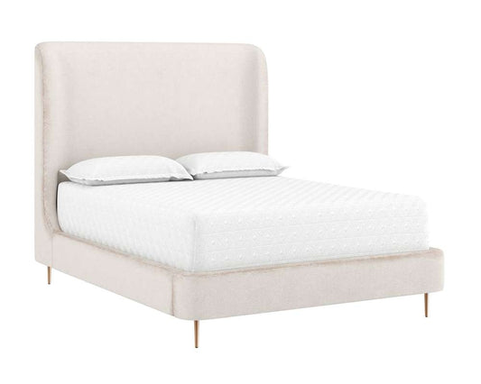 Sunpan - Tierra Bed Queen - Bergen Taupe - 110346 veiw 1