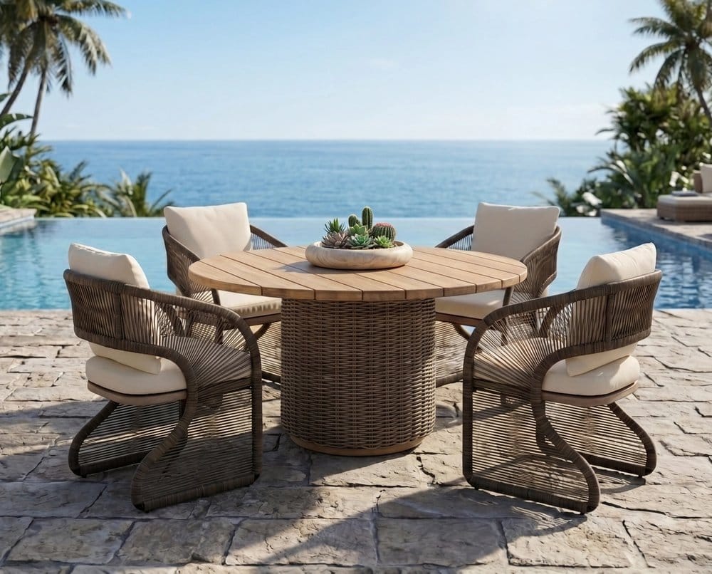 Sunpan - Toulon Dining Chair - Stinson Cream - 111045 view 10