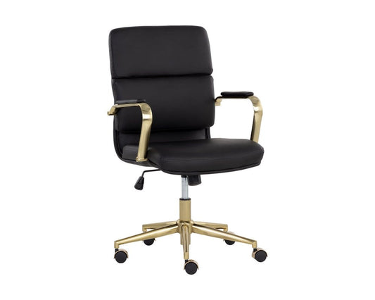 Sunpan - Urban Unity Kleo Office Chair - Onyx - 107979 view 1