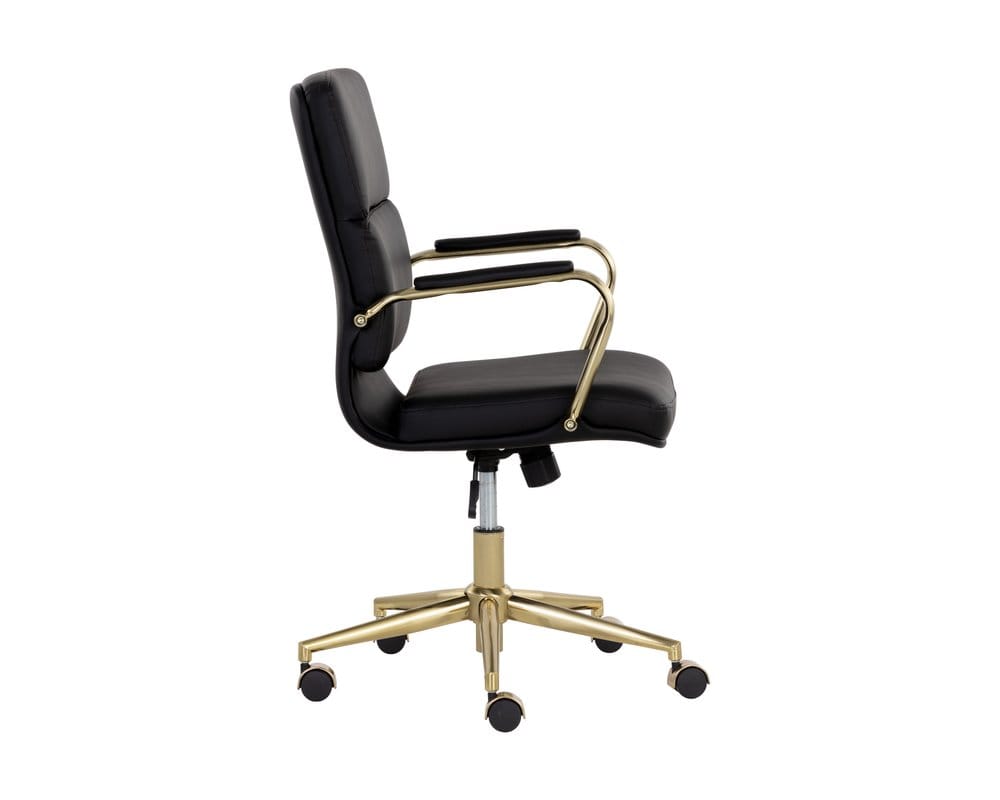 Sunpan - Urban Unity Kleo Office Chair - Onyx - 107979 view 3
