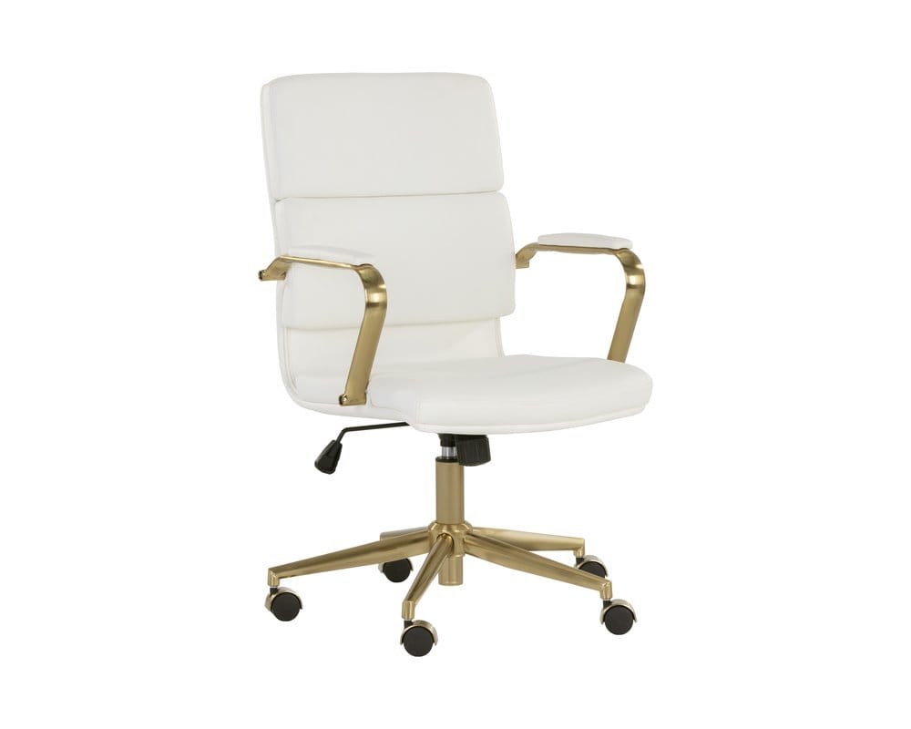 Sunpan - Urban Unity Kleo Office Chair - Snow - 106655 view 1