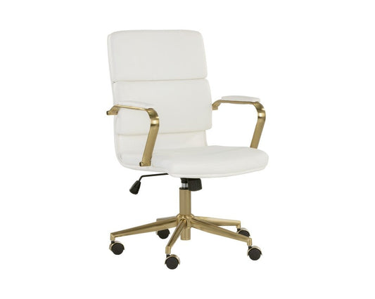 Sunpan - Urban Unity Kleo Office Chair - Snow - 106655 view 1