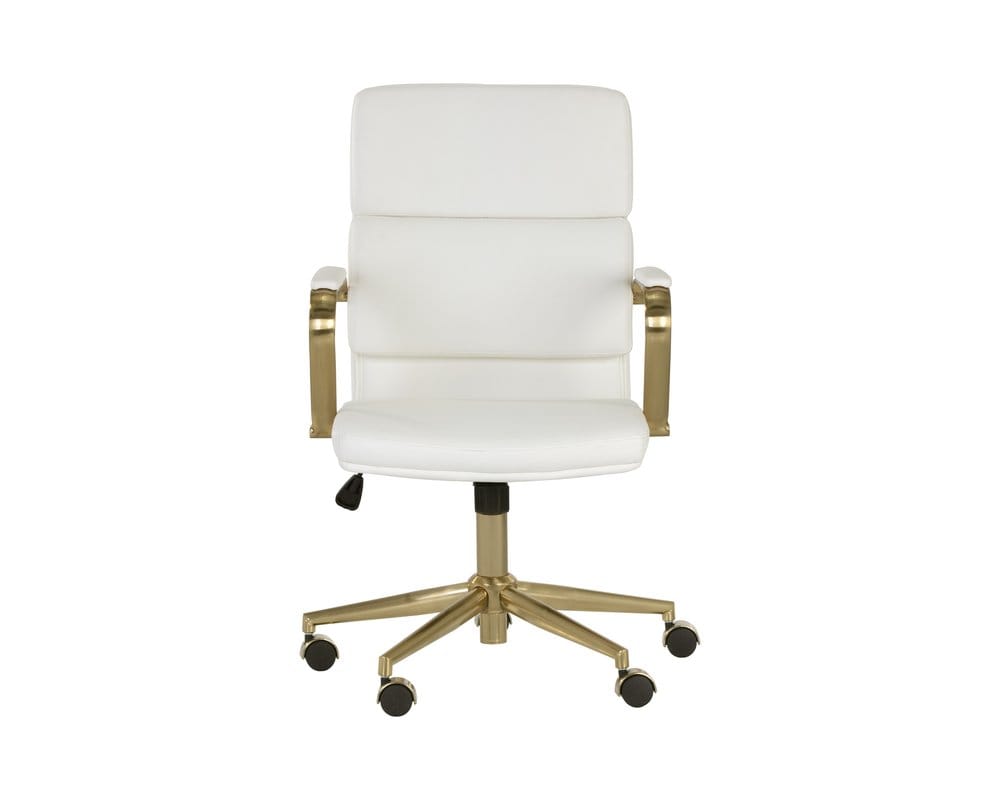 Sunpan - Urban Unity Kleo Office Chair - Snow - 106655 view 2