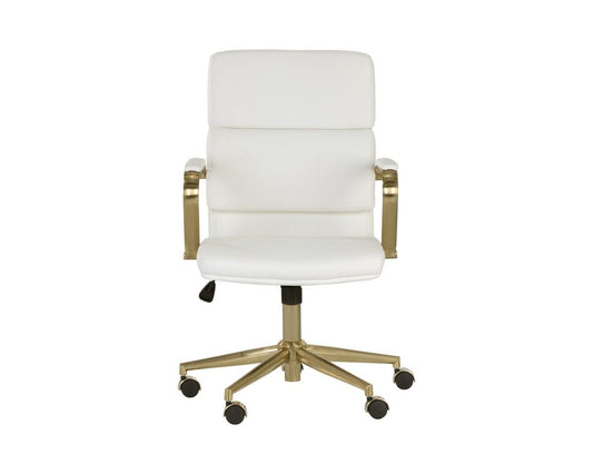 Sunpan - Urban Unity Kleo Office Chair - Snow - 106655 view 2