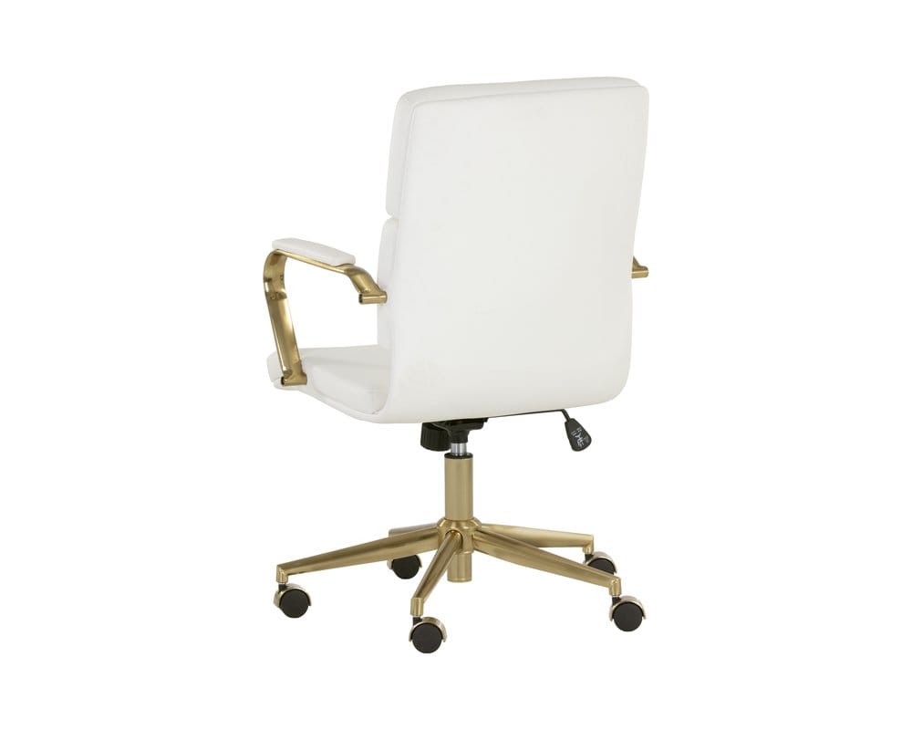 Sunpan - Urban Unity Kleo Office Chair - Snow - 106655 view 4