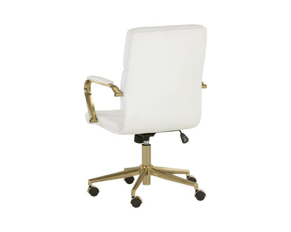 Sunpan - Urban Unity Kleo Office Chair - Snow - 106655 view 4