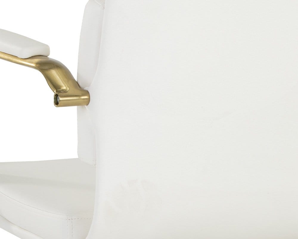 Sunpan - Urban Unity Kleo Office Chair - Snow - 106655 view 8