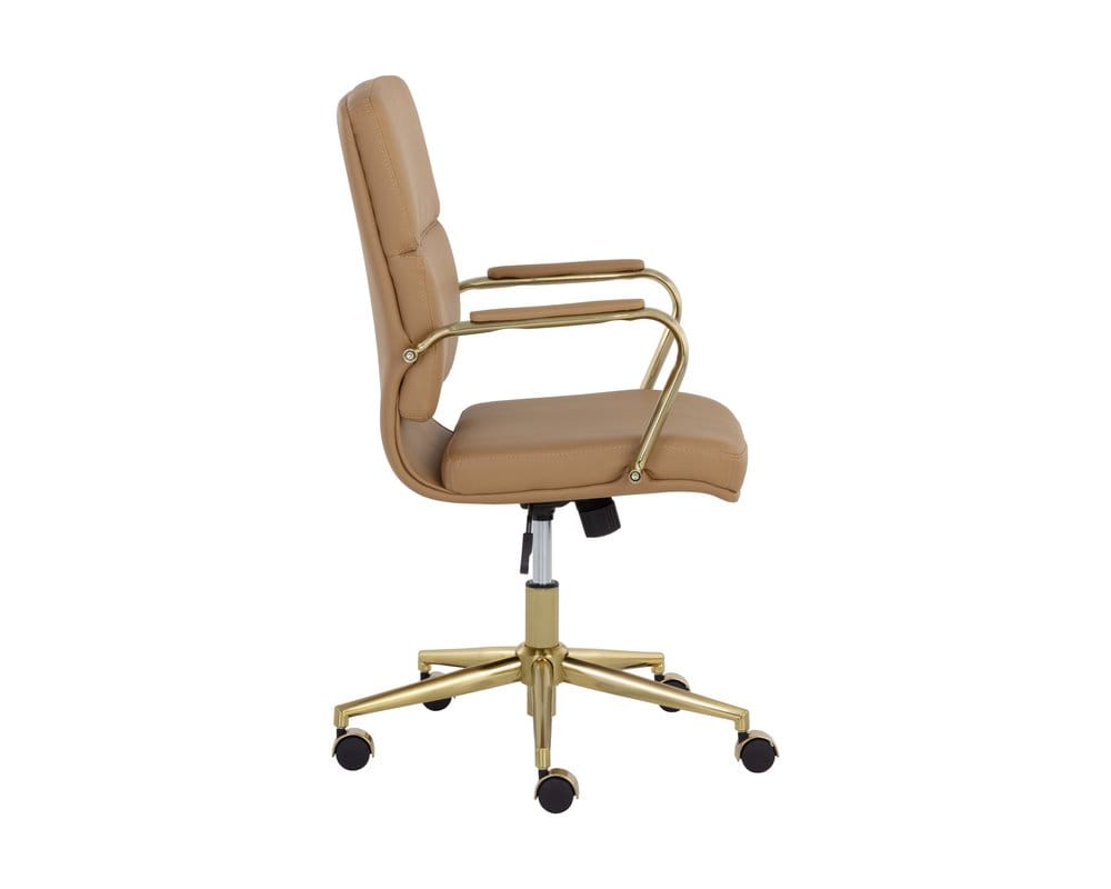 Sunpan - Urban Unity Kleo Office Chair - Tan - 107980 view 3