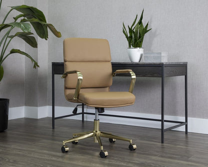 Sunpan - Urban Unity Kleo Office Chair - Tan - 107980 view 5