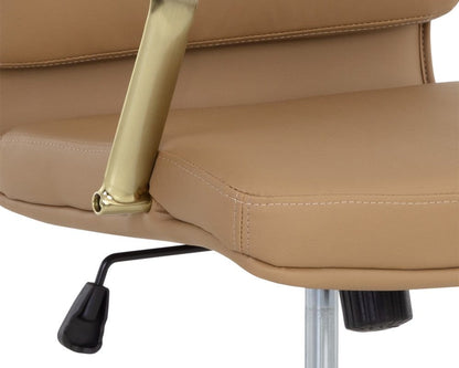 Sunpan - Urban Unity Kleo Office Chair - Tan - 107980 view 6