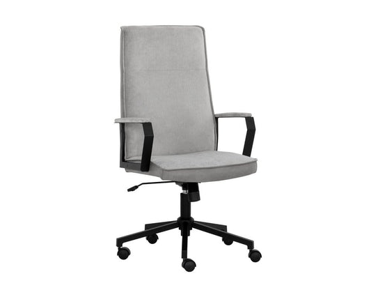Sunpan - Urban Unity Swanson Office Chair - Polo Club Stone / Bravo Metal - 108448 view 1
