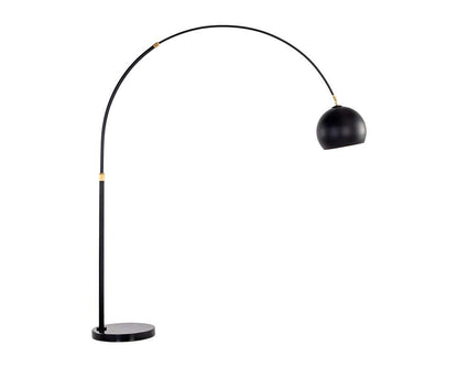 Sunpan - Ikon Vern Floor Lamp - Black - 106798 veiw 1