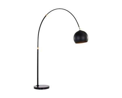 Sunpan - Ikon Vern Floor Lamp - Black - 106798 veiw 2