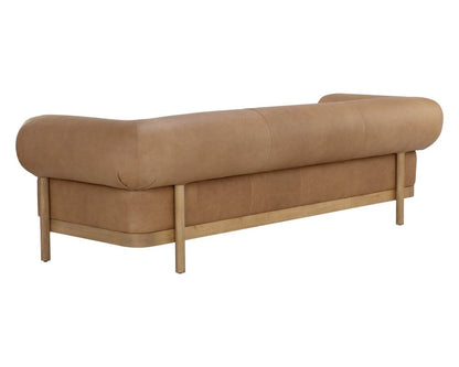 Sunpan - Westport Bromley Sofa - Rustic Oak - Ludlow Sesame Leather - 111589 view 3