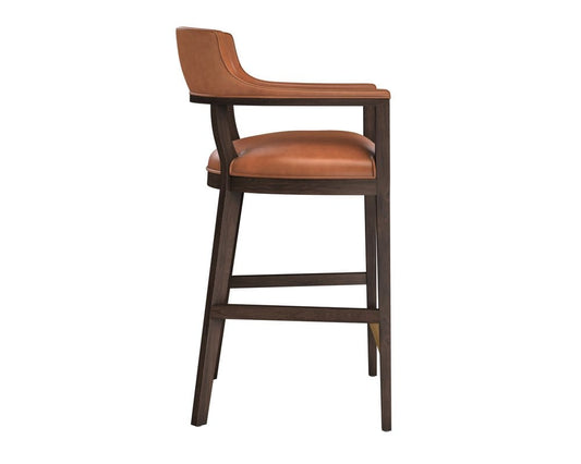 Sunpan - Westport Brylea Barstool - Brown - Shalimar Tobacco Leather - 110516 view 2