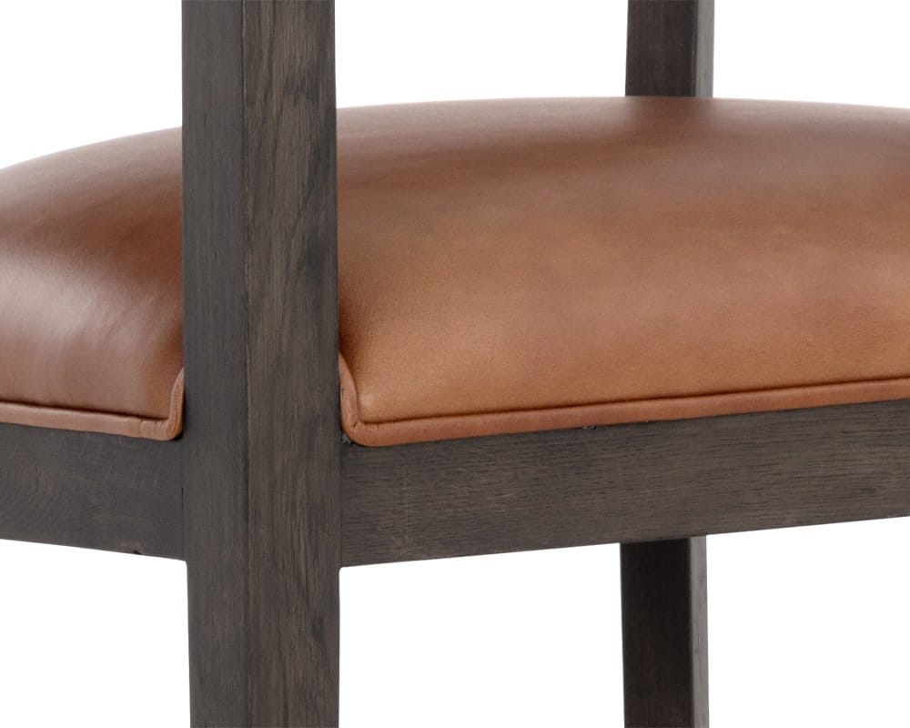 Sunpan - Westport Brylea Counter Stool - Brown - Shalimar Tobacco Leather - 110518 view 5