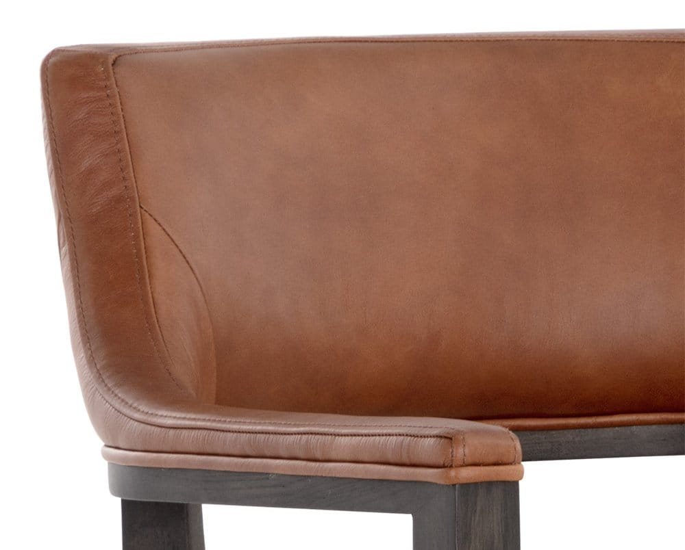 Sunpan - Westport Brylea Counter Stool - Brown - Shalimar Tobacco Leather - 110518 view 6