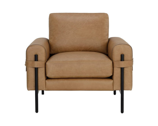 Sunpan - Westport Camus Armchair - Ludlow Sesame Leather - 111588 view 2