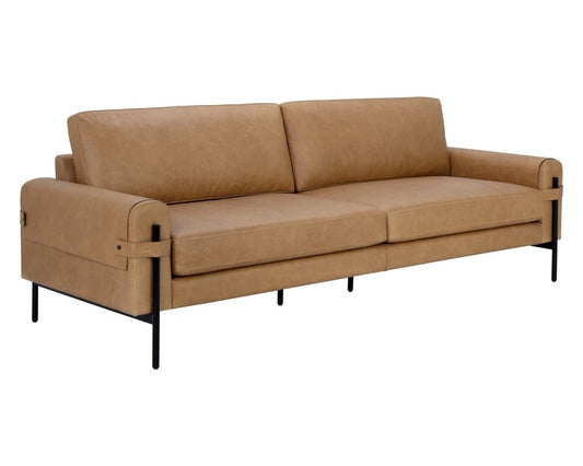 Sunpan - Westport Camus Sofa - Ludlow Sesame Leather - 111424 view 1