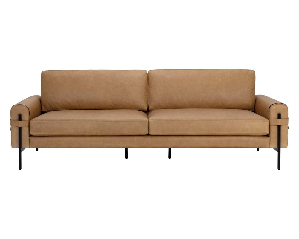 Sunpan - Westport Camus Sofa - Ludlow Sesame Leather - 111424 view 2