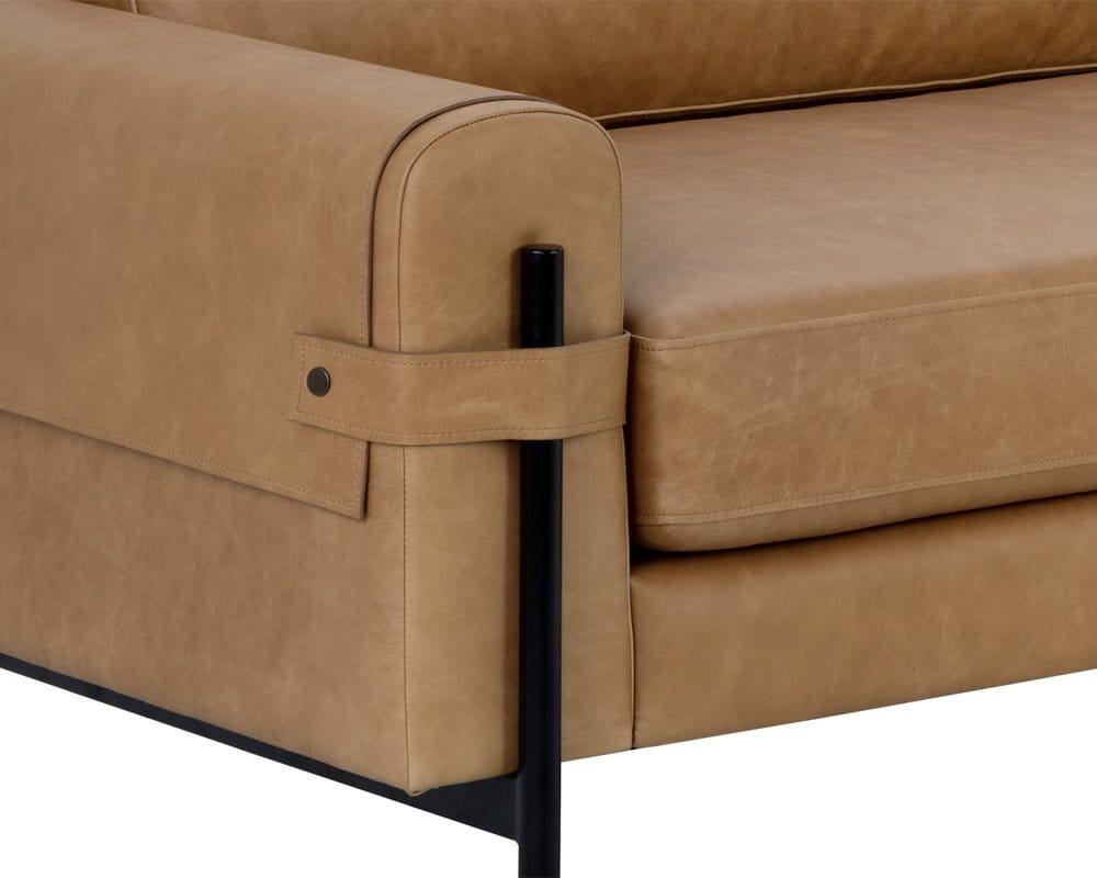 Sunpan - Westport Camus Sofa - Ludlow Sesame Leather - 111424 view 4