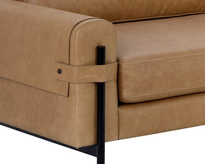 Sunpan - Westport Camus Sofa - Ludlow Sesame Leather - 111424 view 4