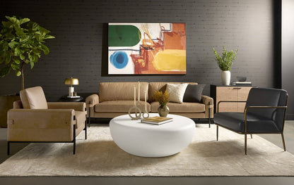 Sunpan - Westport Camus Sofa - Ludlow Sesame Leather - 111424 view 7