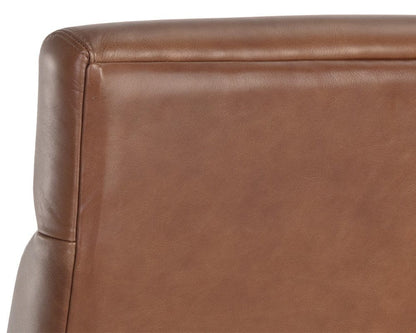 Sunpan - Westport Collin Office Chair - Brown - Shalimar Tobacco Leather - 110542 view 8