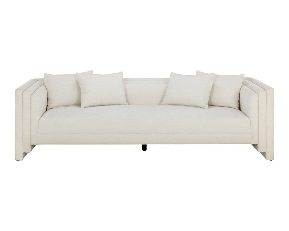 Sunpan - Westport Kira Sofa - Heather Ivory Tweed - 111653 view 2