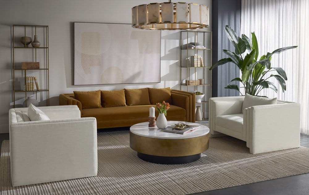 Sunpan - Westport Kira Sofa - Meg Gold - 111590 view 2