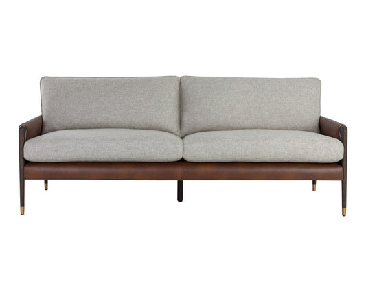 Sunpan - Westport Mauti Sofa - Brown - Vault Fog / Bravo Cognac - 110574 view 2