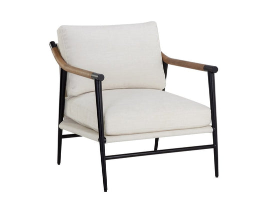 Sunpan - Westport Meadow Armchair - Heather Ivory Tweed - 111452_CLOSEOUT view 1