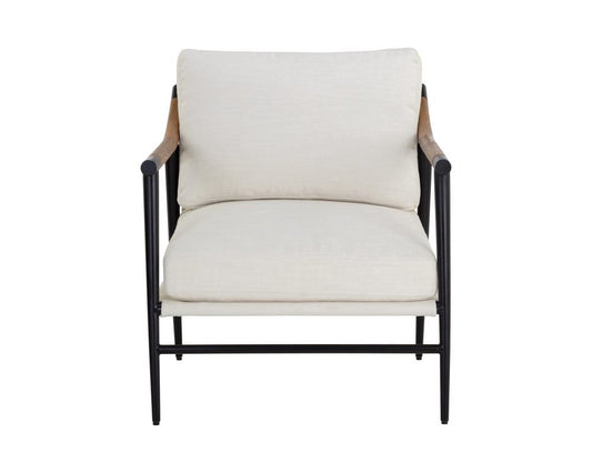 Sunpan - Westport Meadow Armchair - Heather Ivory Tweed - 111452_CLOSEOUT view 2